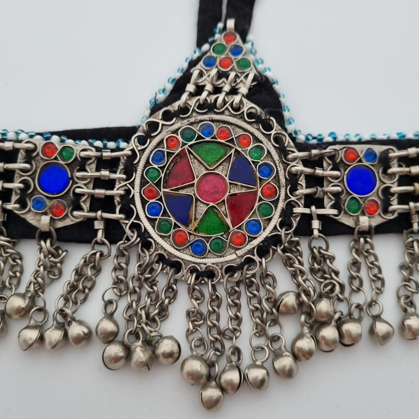 Afghan Kuchi Tribal Headpiece with Bells