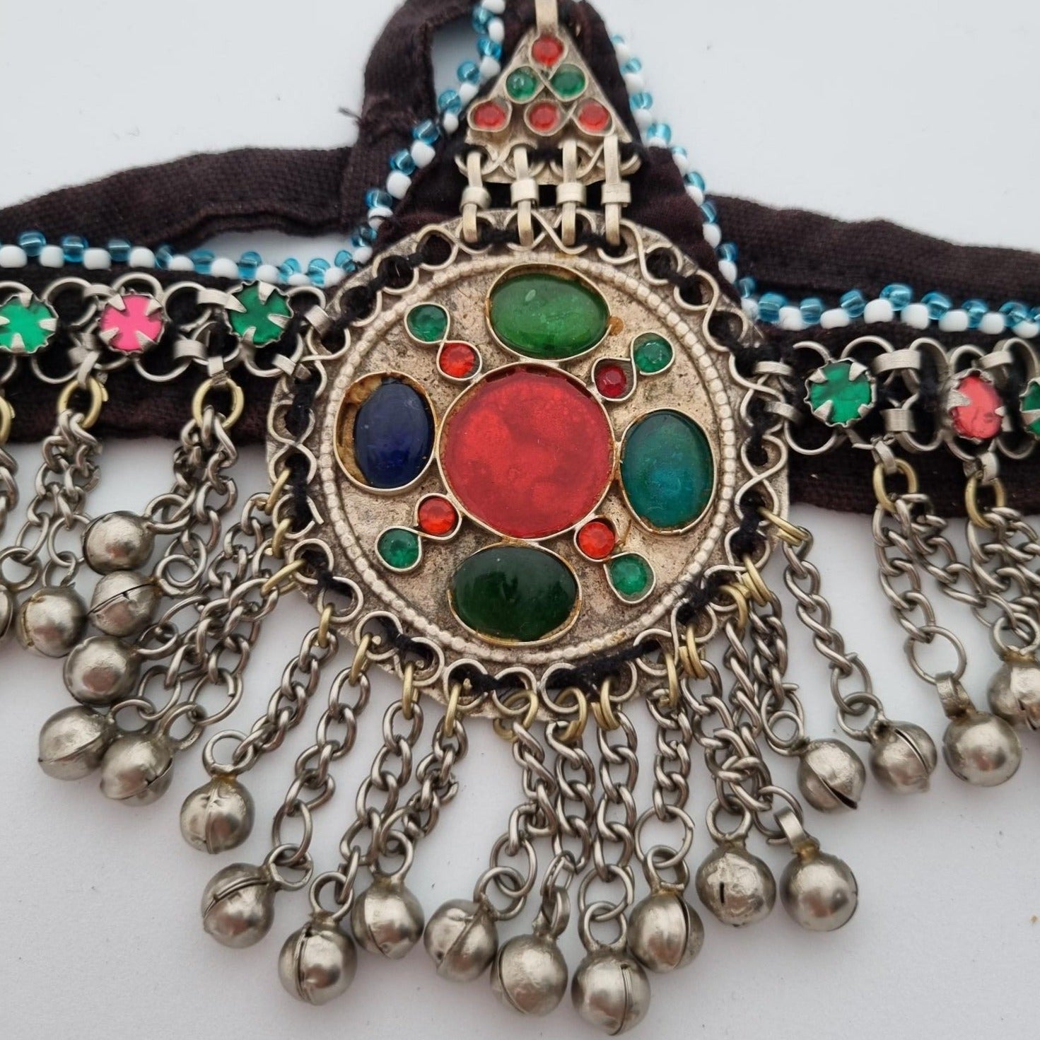 Afghan Kuchi Tribal Headpiece with Bells