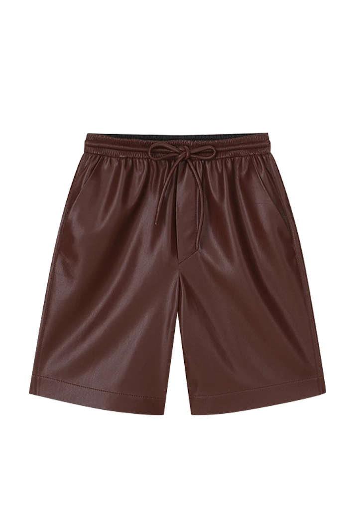 Munira Karate Silhouette OKOBOR? Alt-leather Shorts