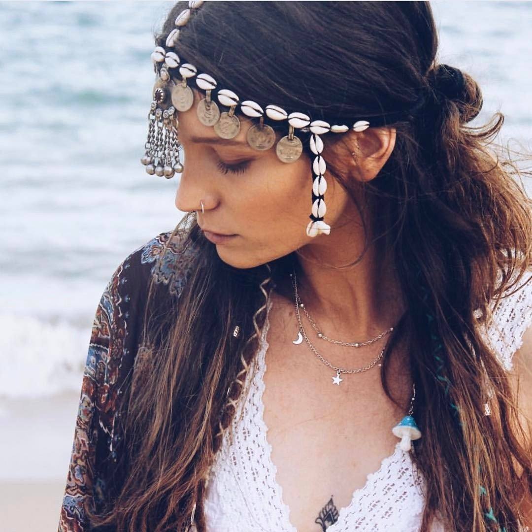 Cowrie Shell & Coins Headpiece