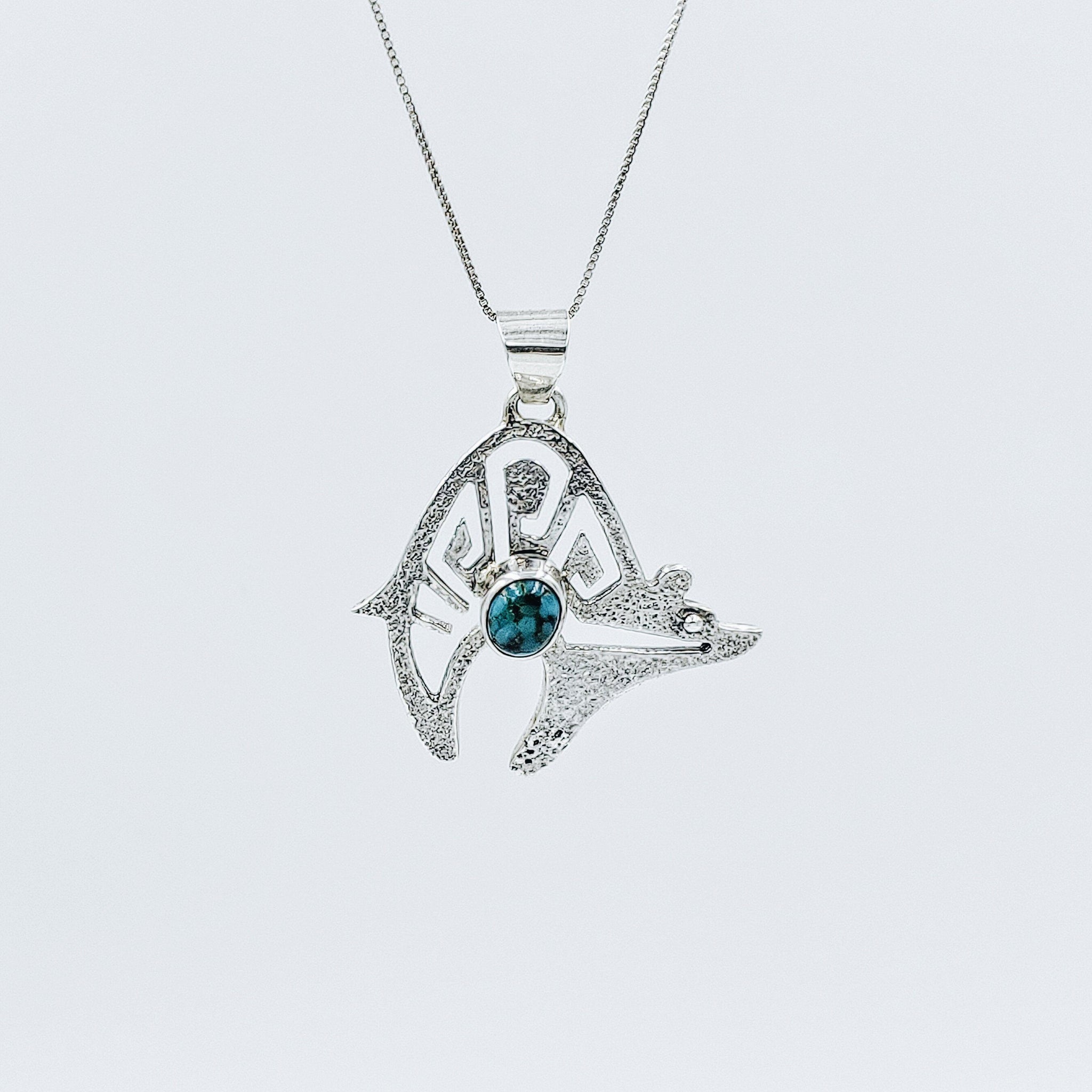 Bear Motif Navajo boho necklace