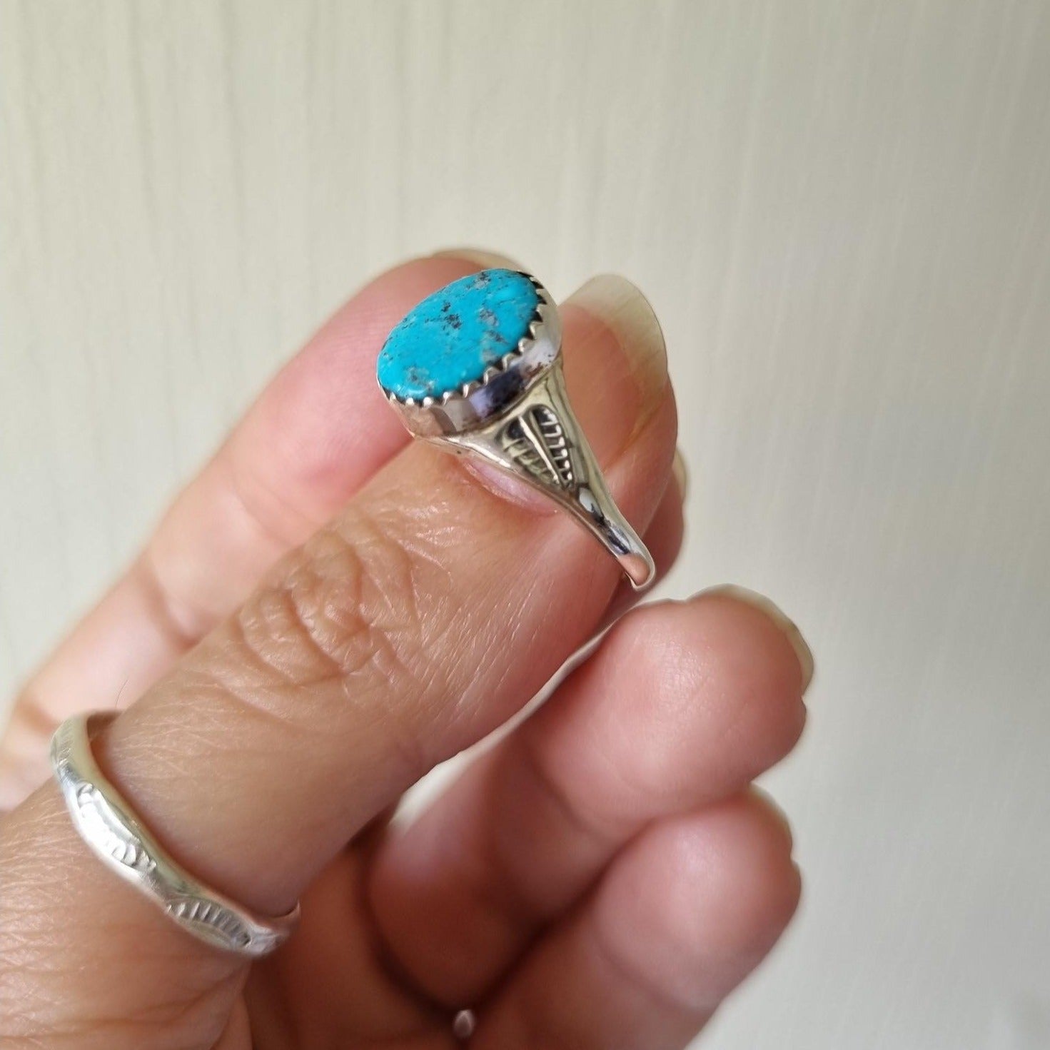 Turquoise Navajo Sterling Silver Rings