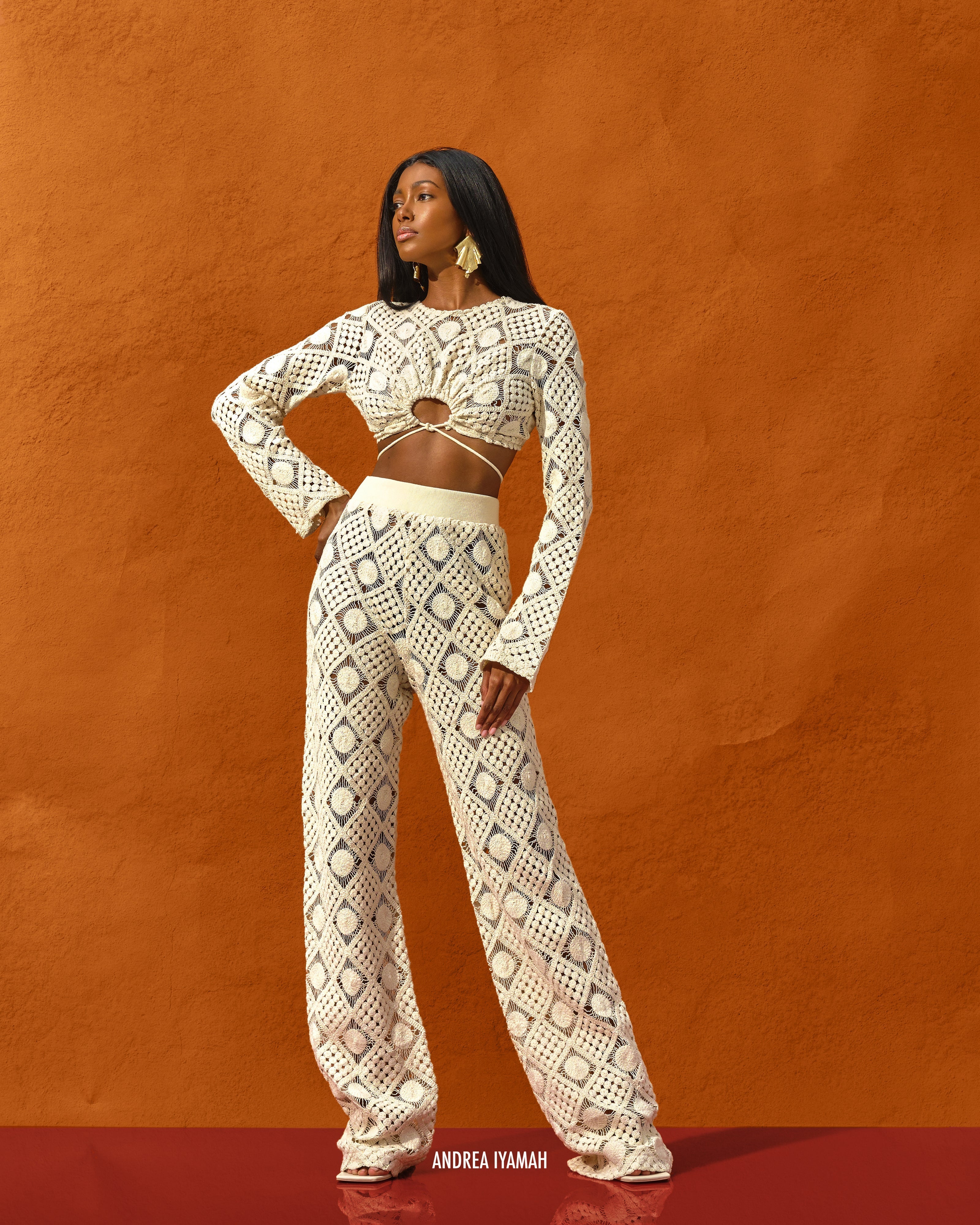 Hira Crochet Pants