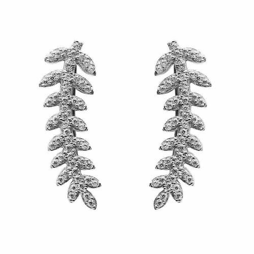 The Sterling Silver Fern Ear boho cuff
