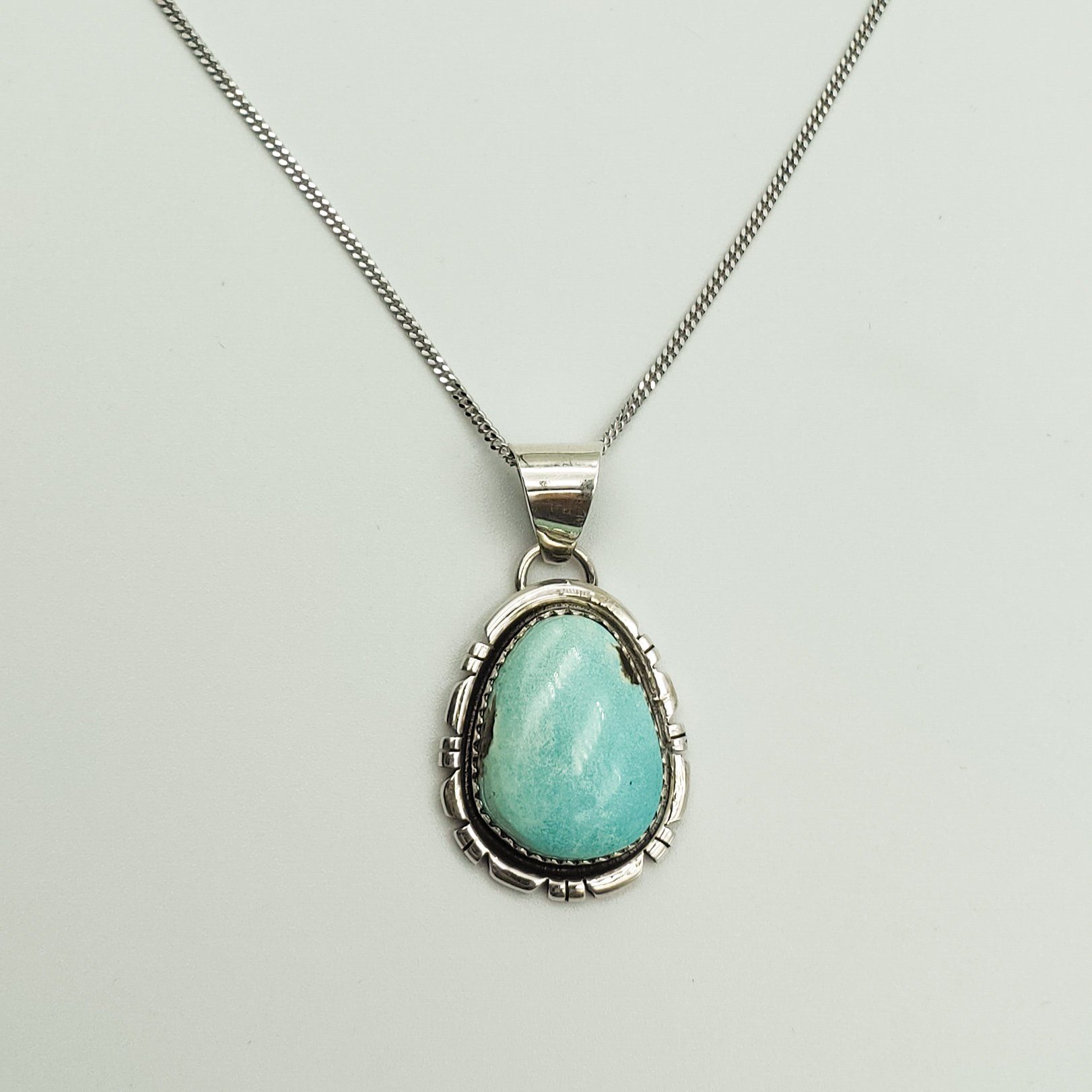 Blue Lagoon Navajo boho necklace