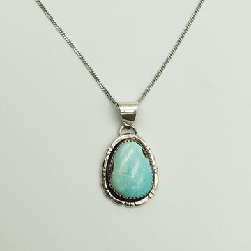 Blue Lagoon Navajo boho necklace