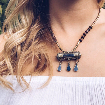 Kuchi amulet boho necklace