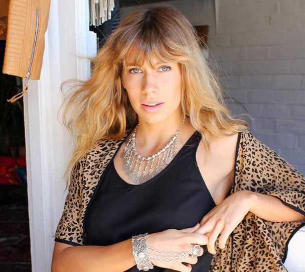 Ani boho necklace with coins