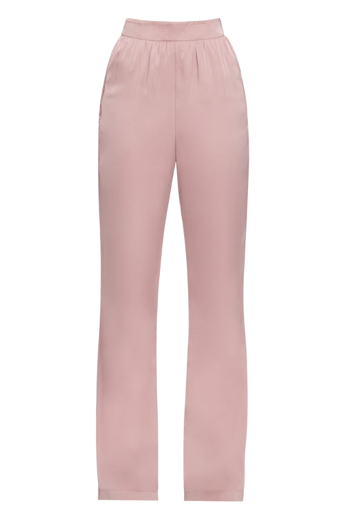 High Waist Reba Pants | Pearl Purple