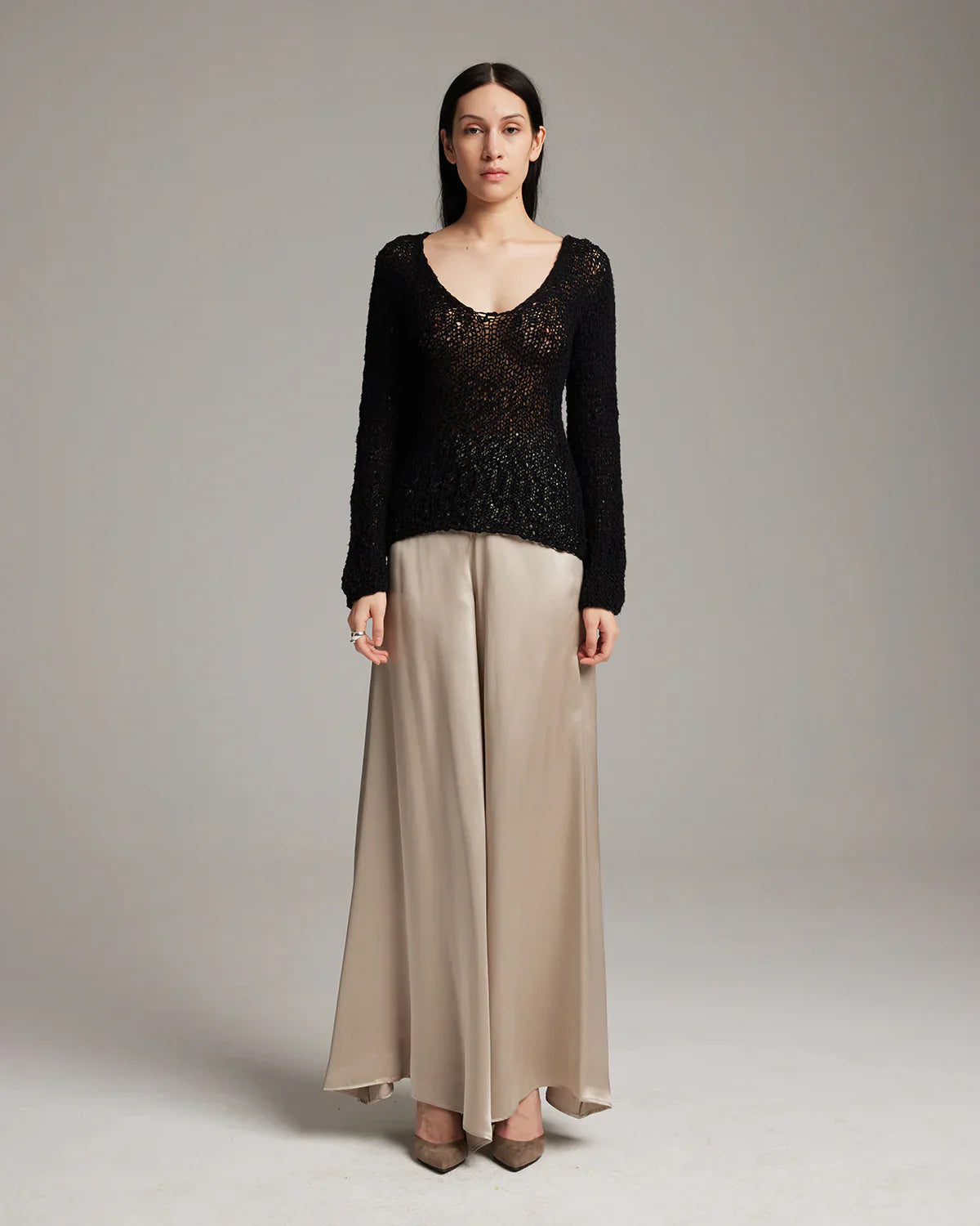 Silk Palazzo Pants