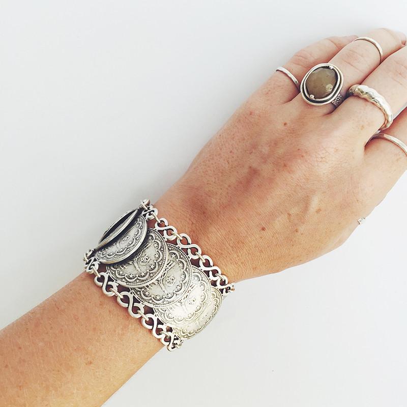 Belevi Silver Boho Bracelet