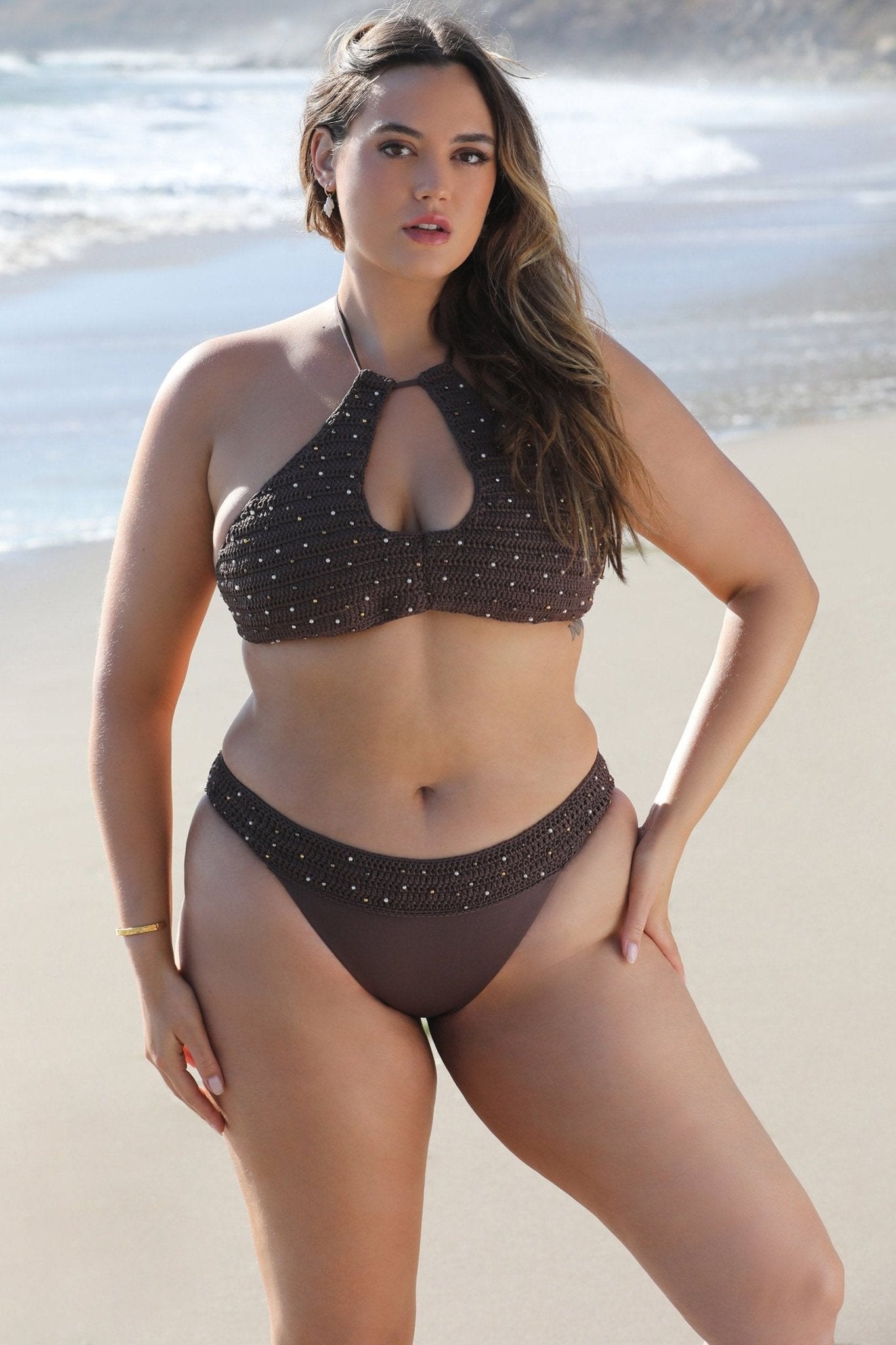 La Paz Bottom - Mixed Metal Brown